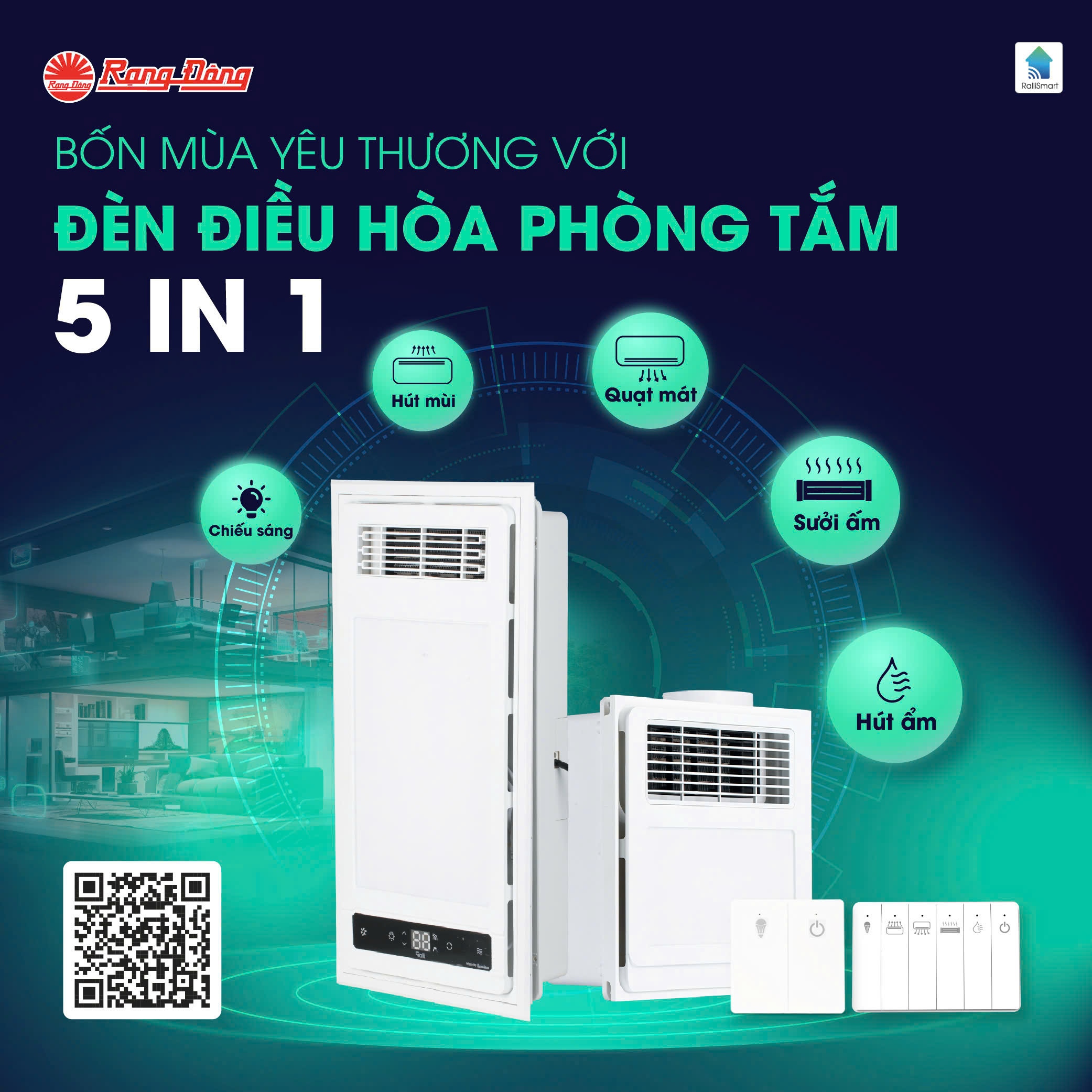 Đào tạo sản phẩm đèn điều hòa phòng tắm DHPT